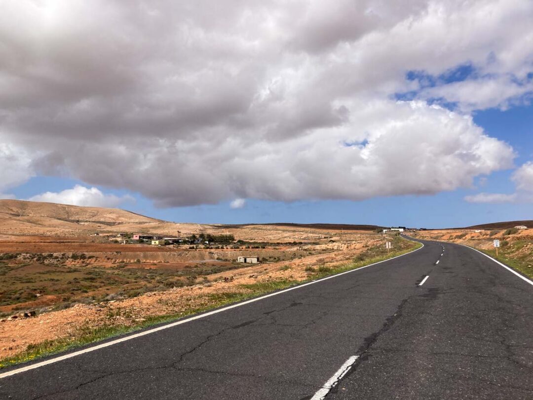 les paysages de l'intérieur de Fuerteventura