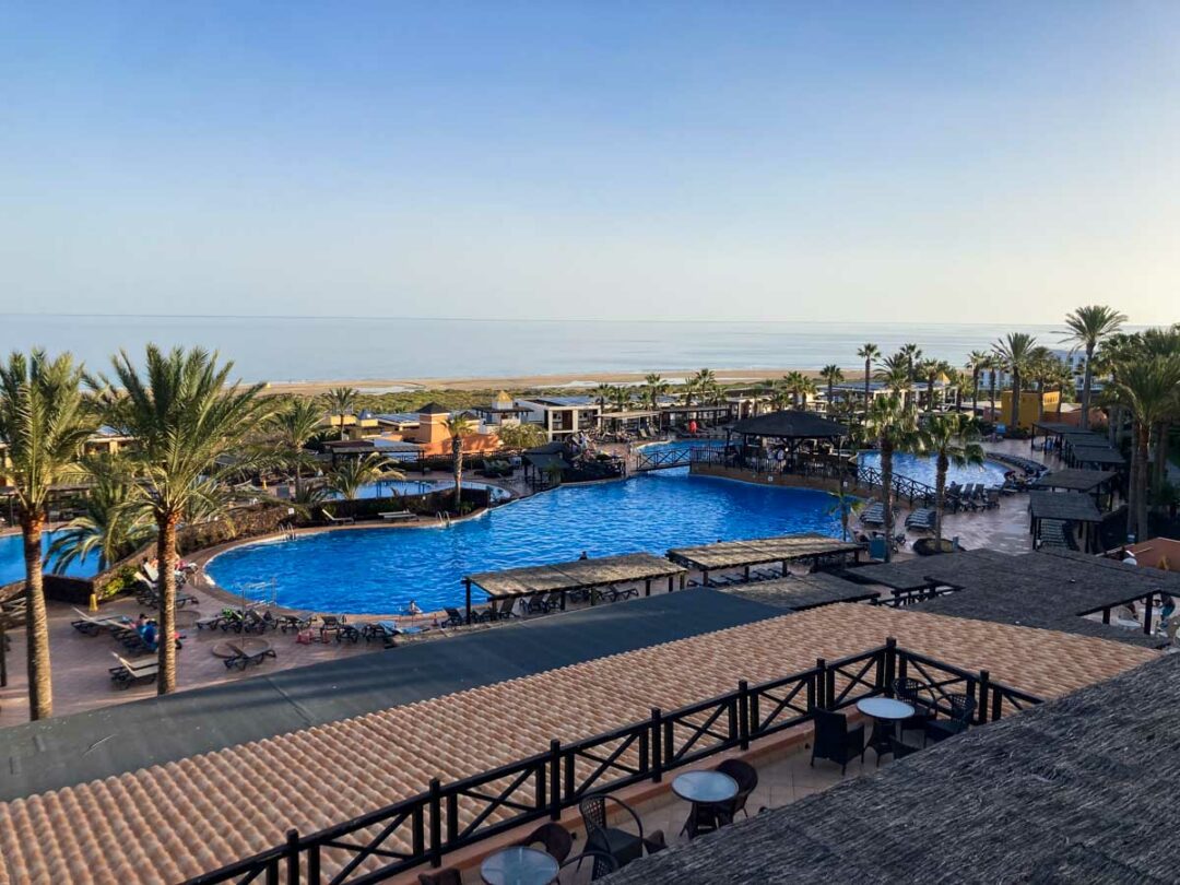 les piscines de l'Hotel Occidental Jandia Playa