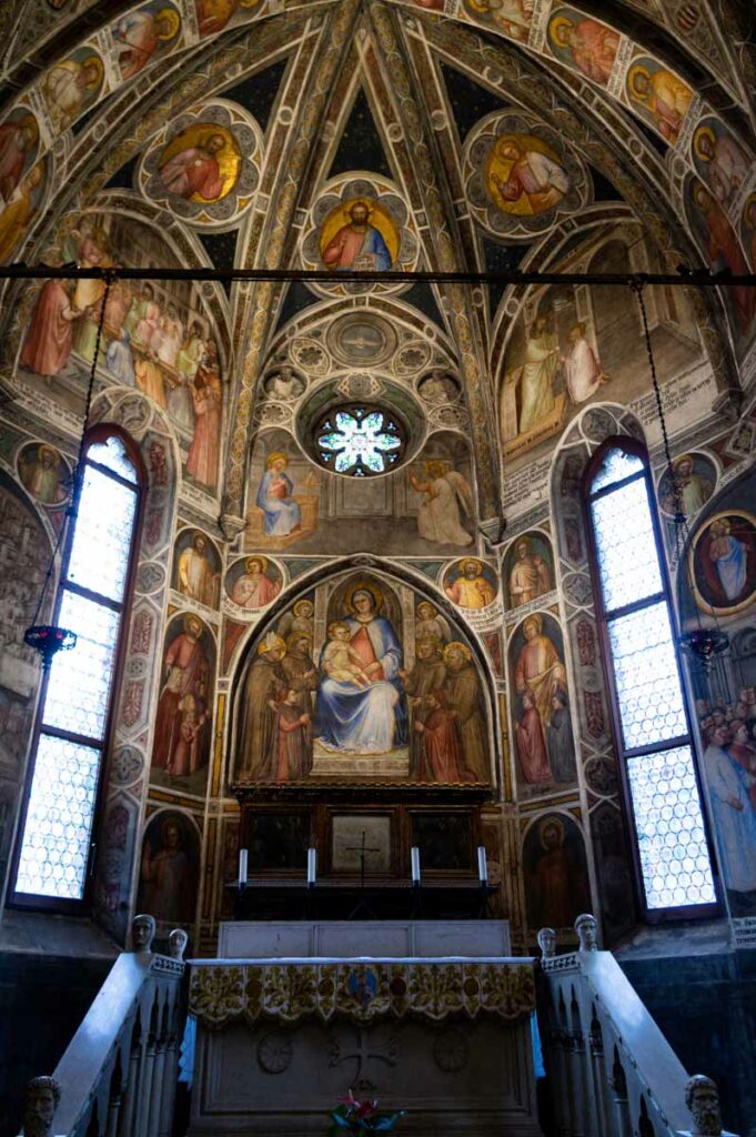 Chapelle peinte dans la Basilique Saint Antoine de Padoue