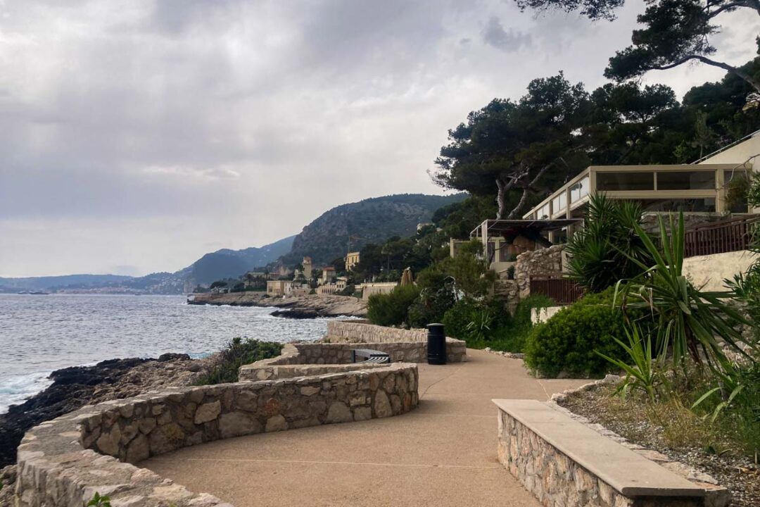 sentier du littoral au Cap d'Ail