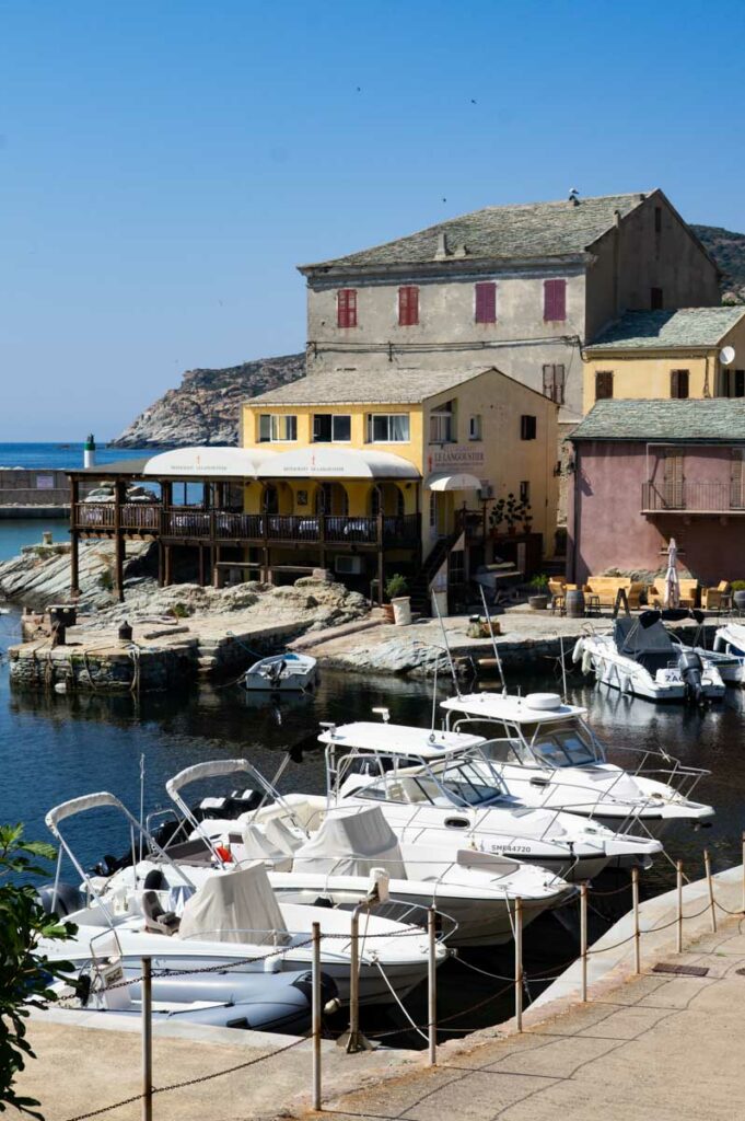 port centuri au nord du Cap Corse