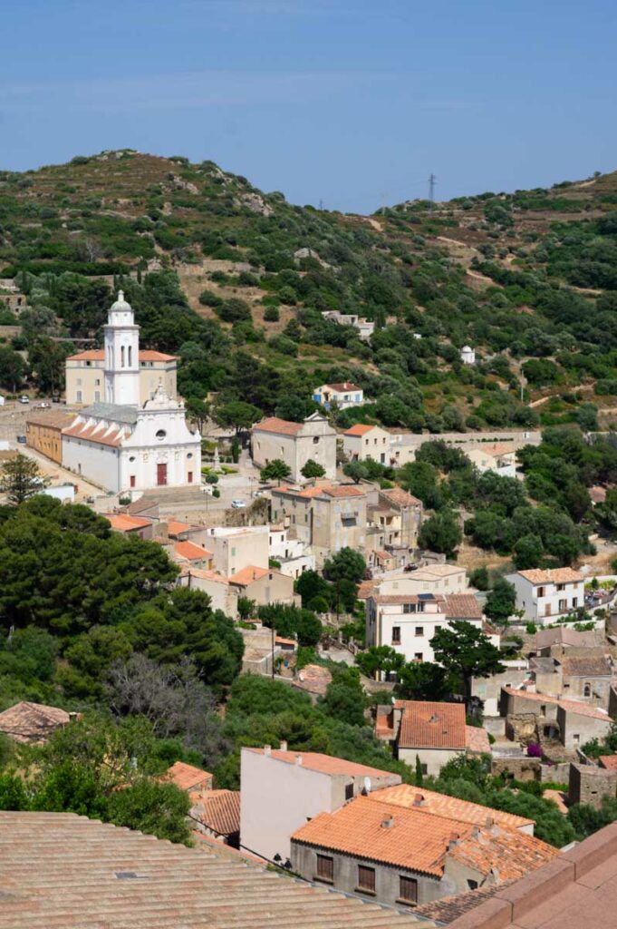 le village de Corbara en Balagne