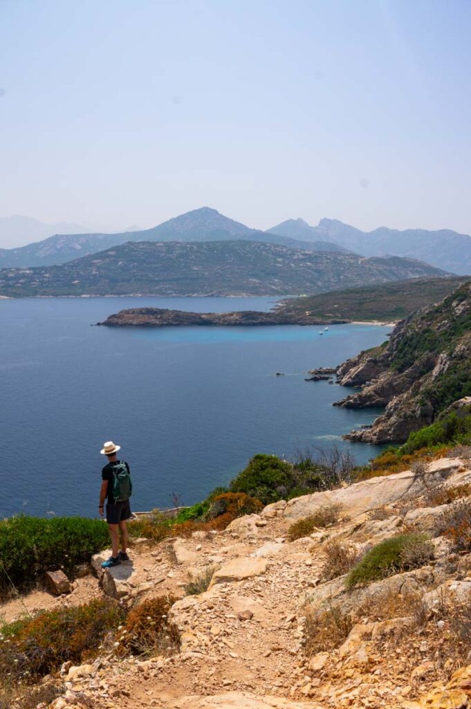 randonnée sur la pointe de la Revellata avec vue sur Calvi et sa baie