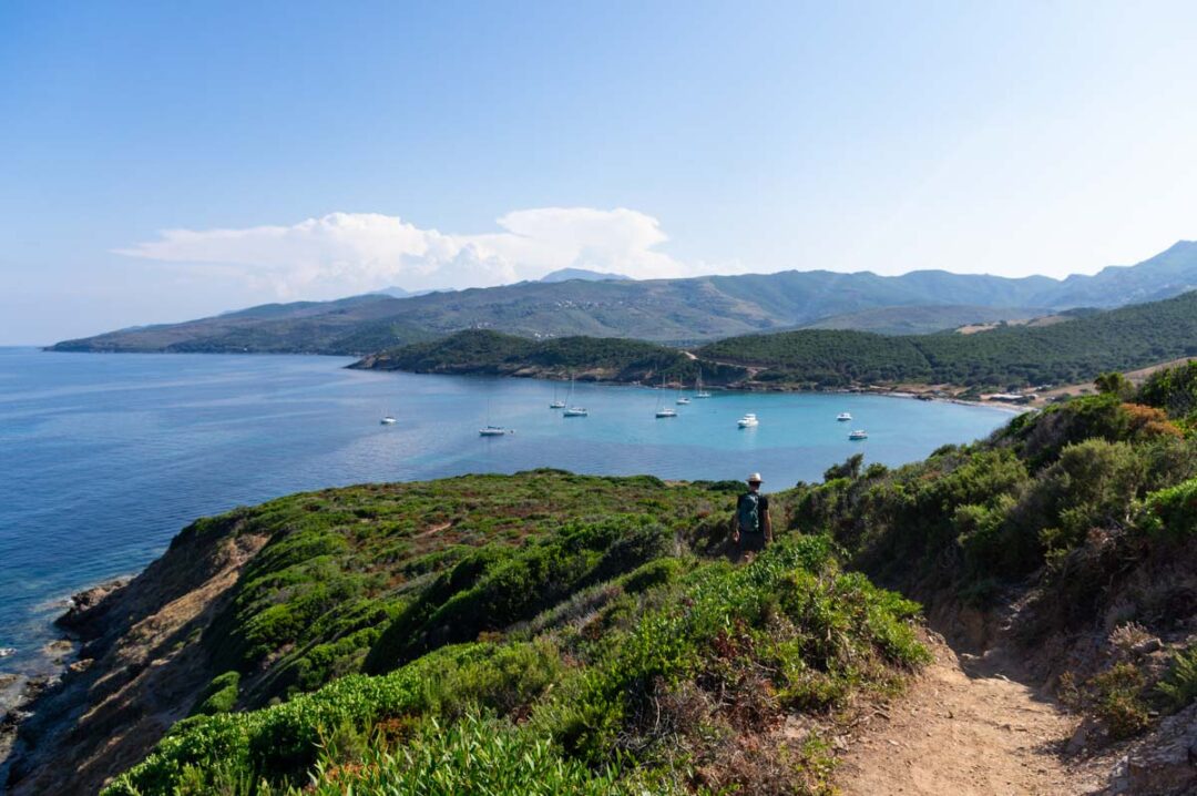 le sentier des douaniers du cap corse au nord de Macinaggio