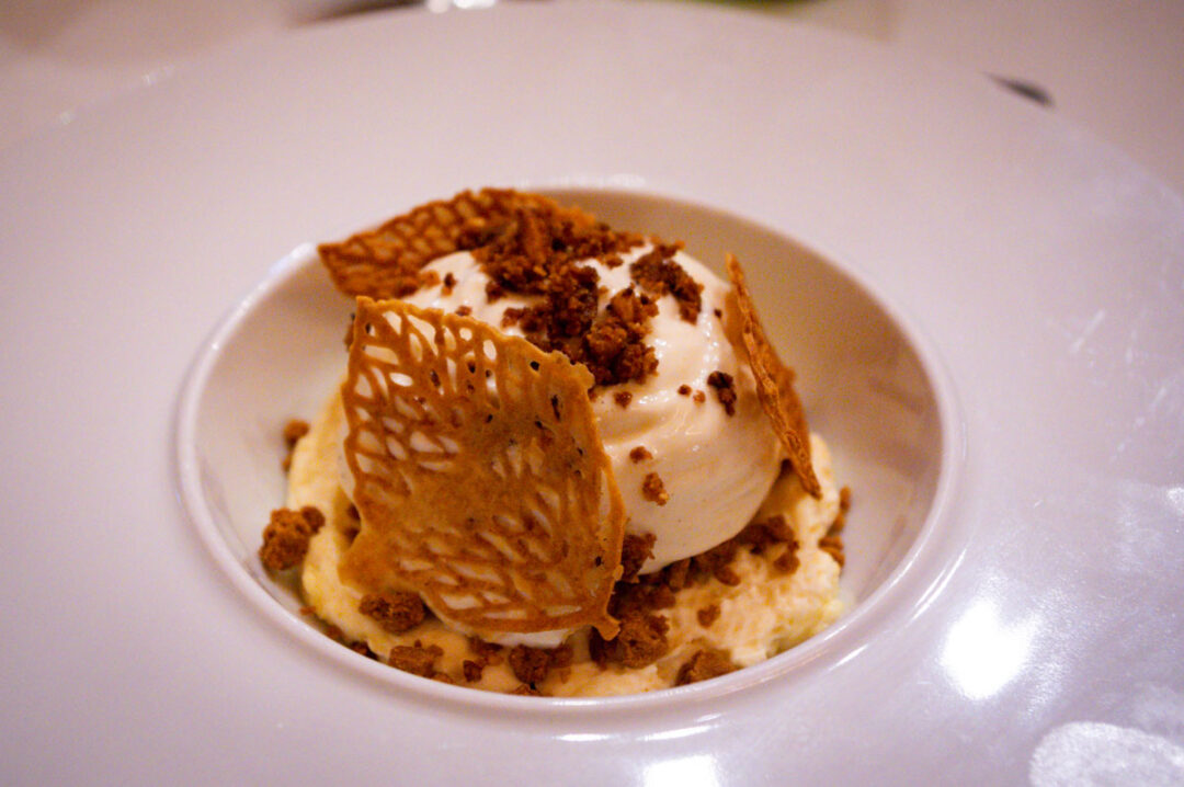 dessert - restaurant de l'hotel du Collet dans les Hautes Vosges