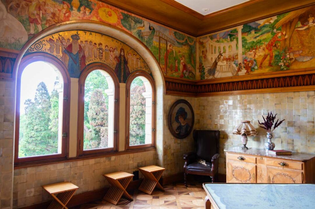 le boudoir Art Nouveau de Rosemonde Gérard.