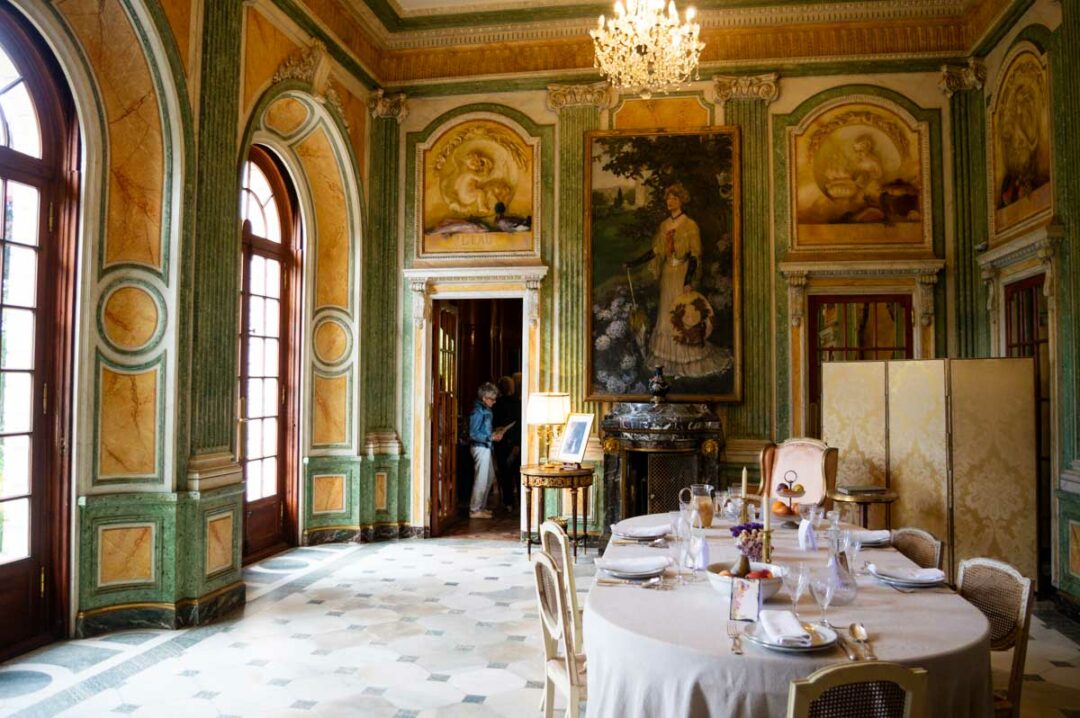 Salle à manger de la villa Arnaga