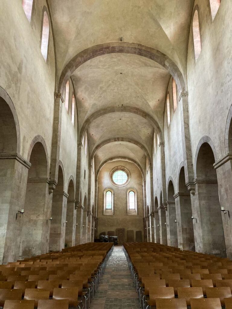 Nef principale de l'église de l'Abbaye d'Eberbach