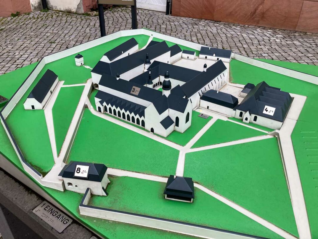 plan du complexe monastique