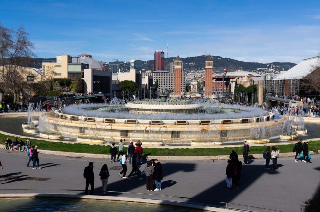 la fontaine magique de Montjuic
