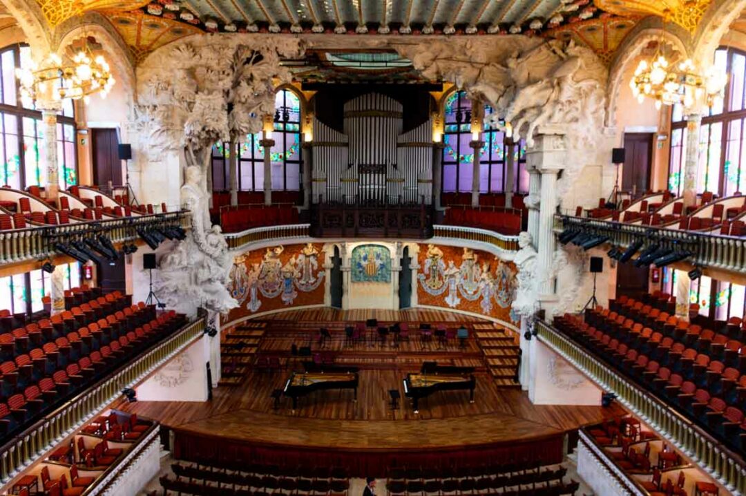 le Palais de la Musique Catalane à Barcelone