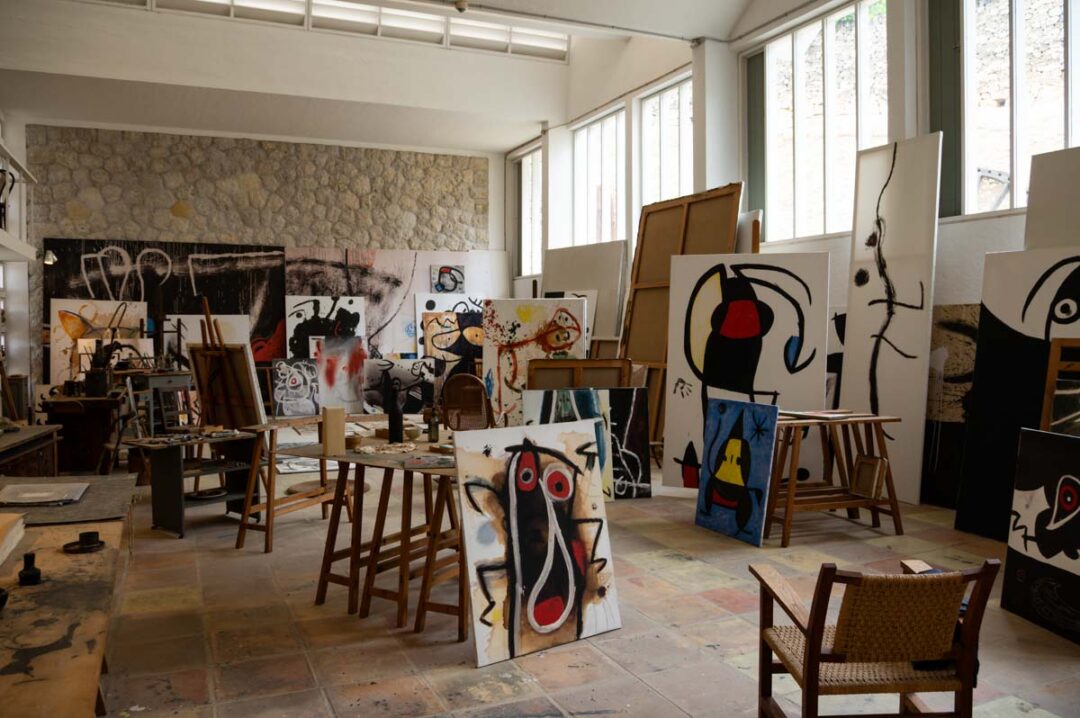 L'atelier de Miro à Majorque