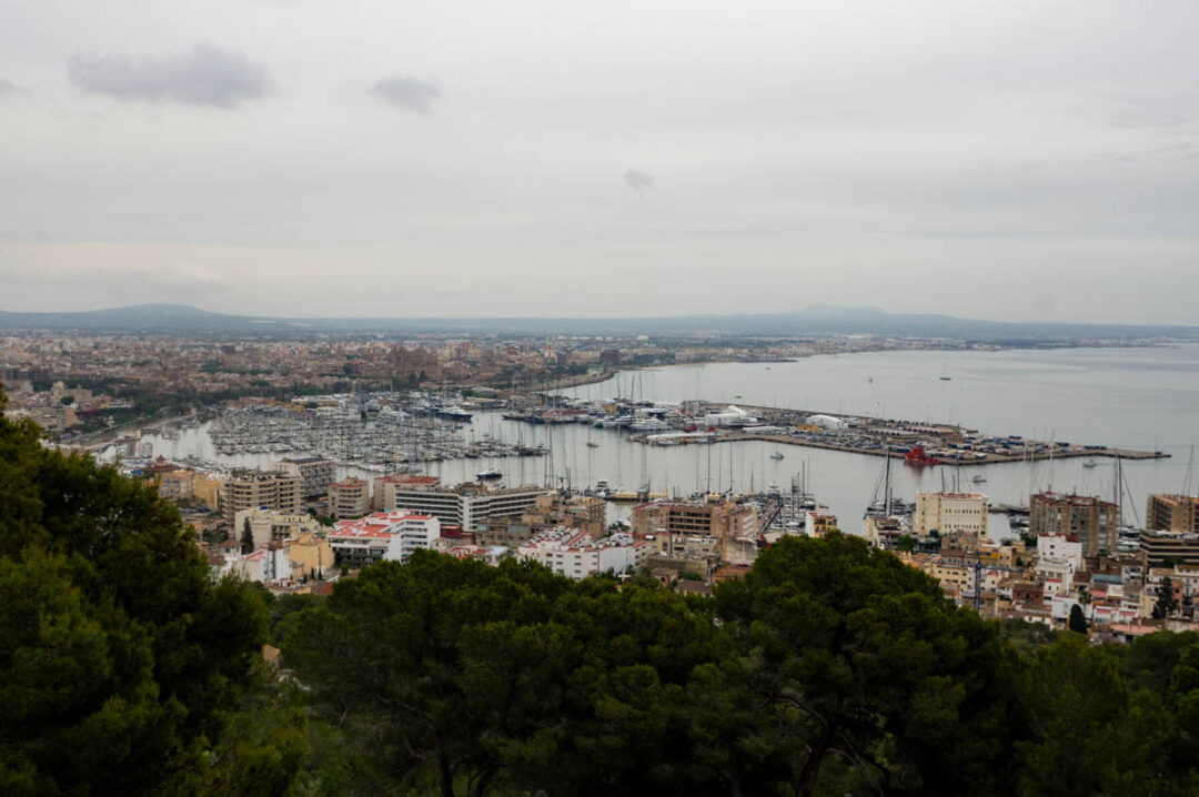 Panorama sur la Baie de Majorque depuis le Castell de Bellver