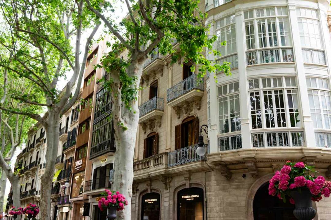 les immeubles de Passeig del Born