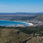 Panorama sur la baie d'Alcudia à Majorque