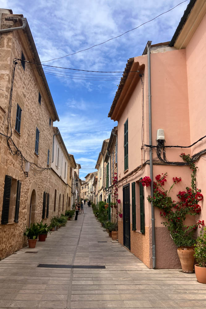 les ruelles du centre historique d'Alcudia
