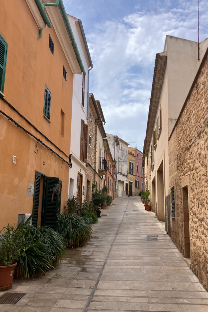 les ruelles du centre historique d'Alcudia