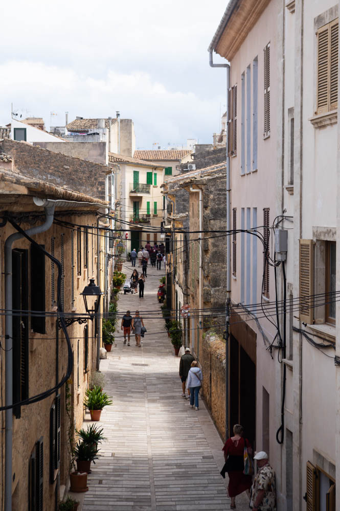 les ruelles du centre historique d'Alcudia