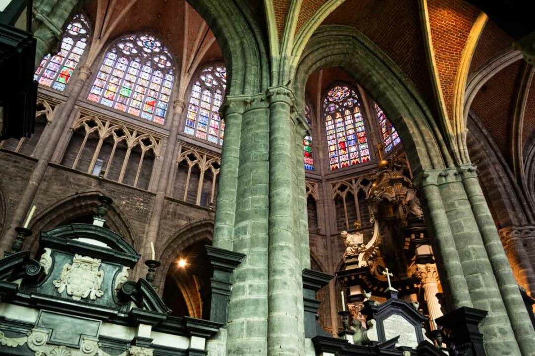 le choeur de la cathédrale Saint Bavon à Gand