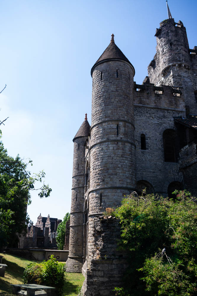 le donjon du chateau des comtes de Flandres à Gand