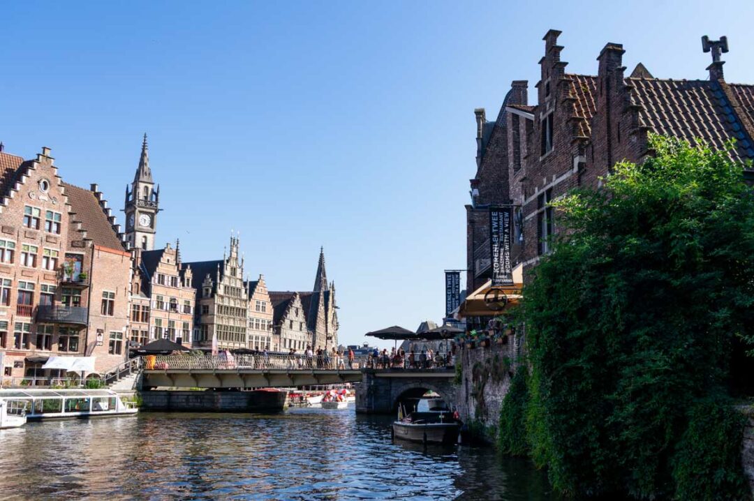 les canaux du centre historique de Gand