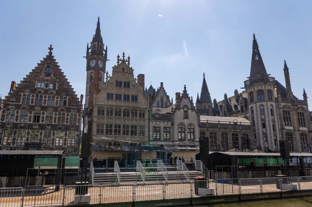 Le Quai Graslei à Gand