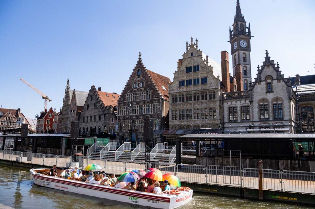 les balades en barques à Gand