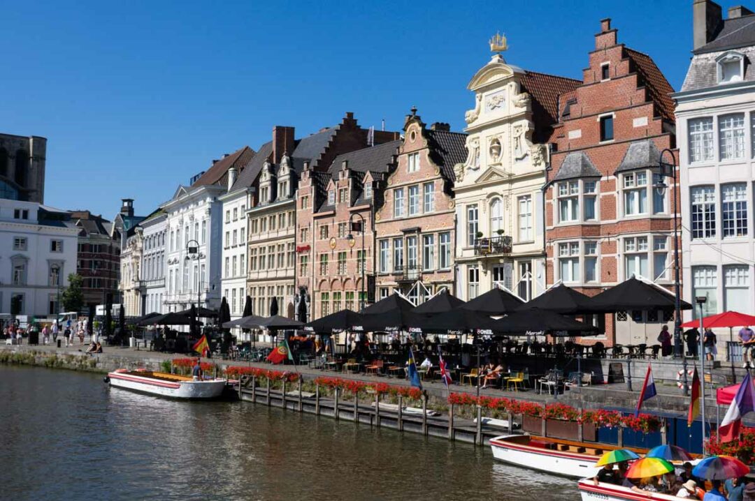 Le Quai Korenlei à Gand