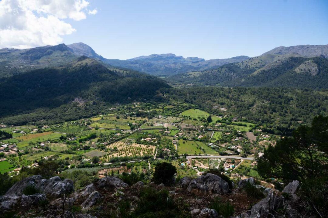 Panorama sur la nature autour de Pollença
