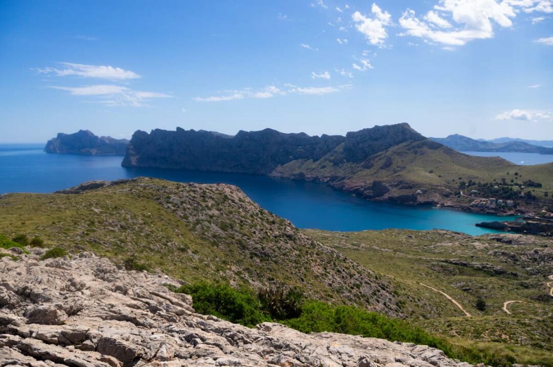 Panorama sur le Cap de Formentor depuis Puig Aguila