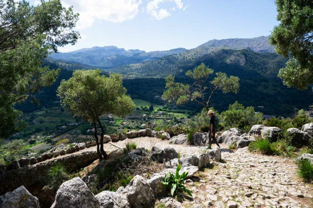 Randonnée au départ de Pollença vers le sanctuaire Mare de Déu del Puig 