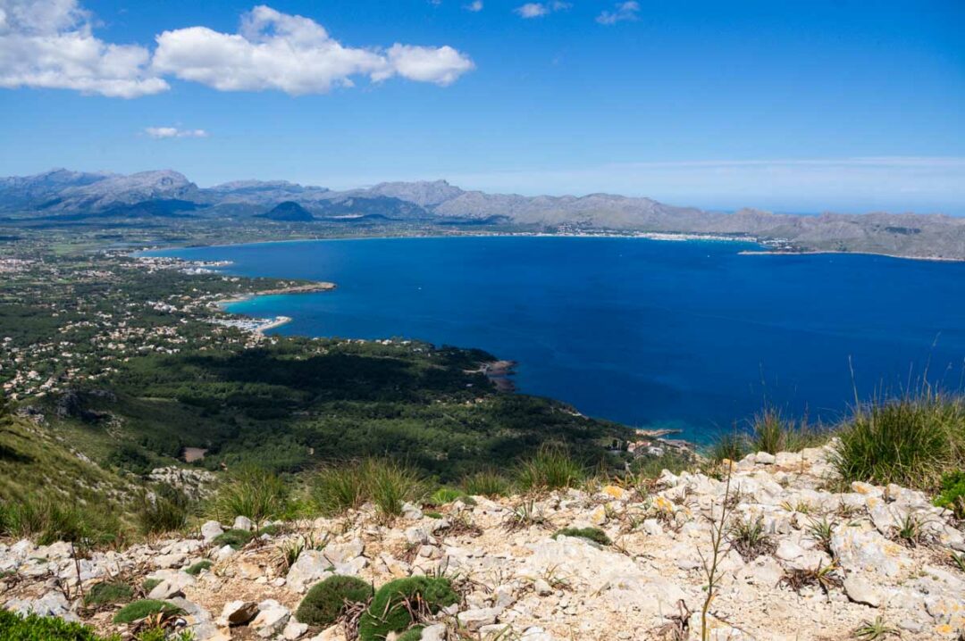 Panorama sur le Cap de Formentor depuis Talaia d'Alcudia