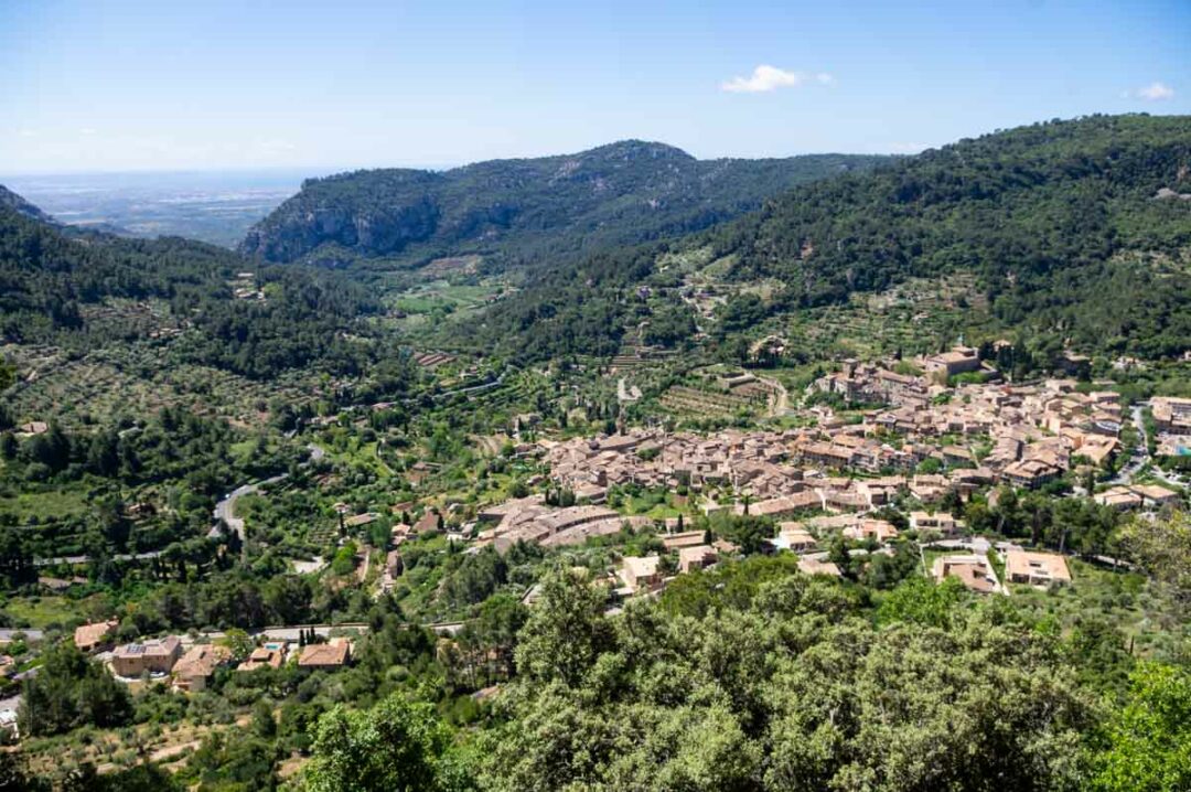 panorama sur le village de Valldemossa