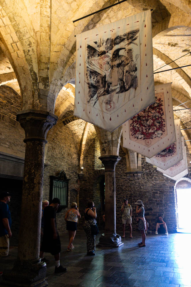 visite audioguidée de l'intérieur du chateau de Gand