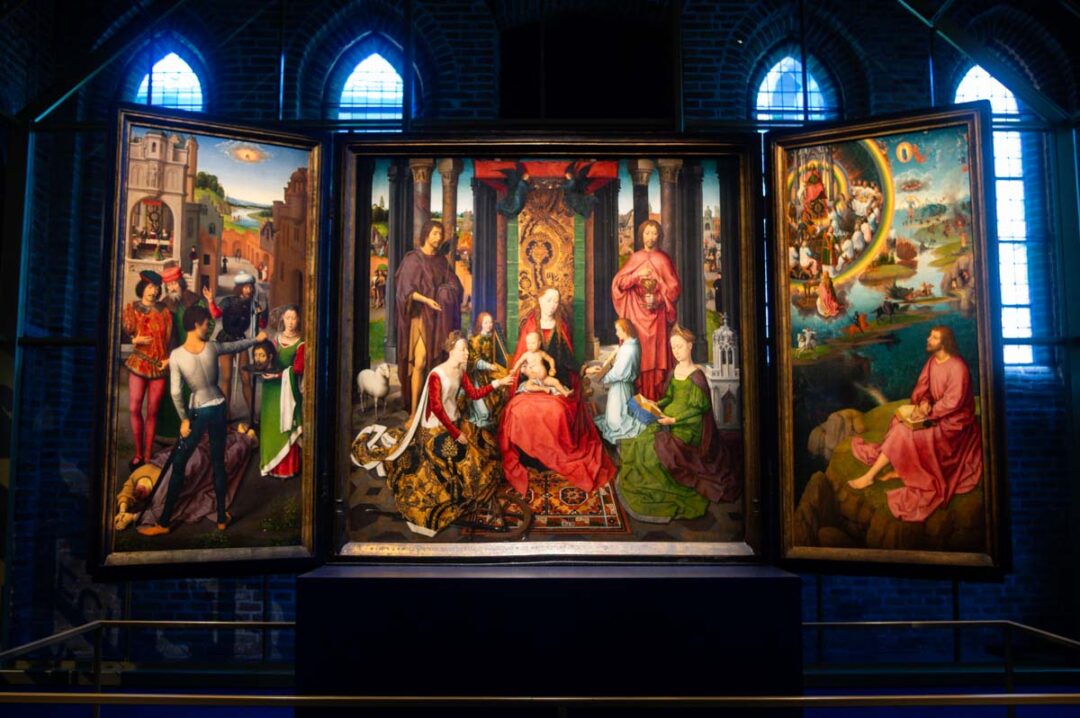 le retable de Memling, pièce maitresse du musée de l'Hopital Saint Jean