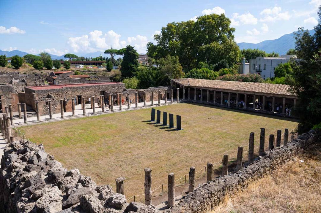 la caserne des Gladiateurs à Pompei
