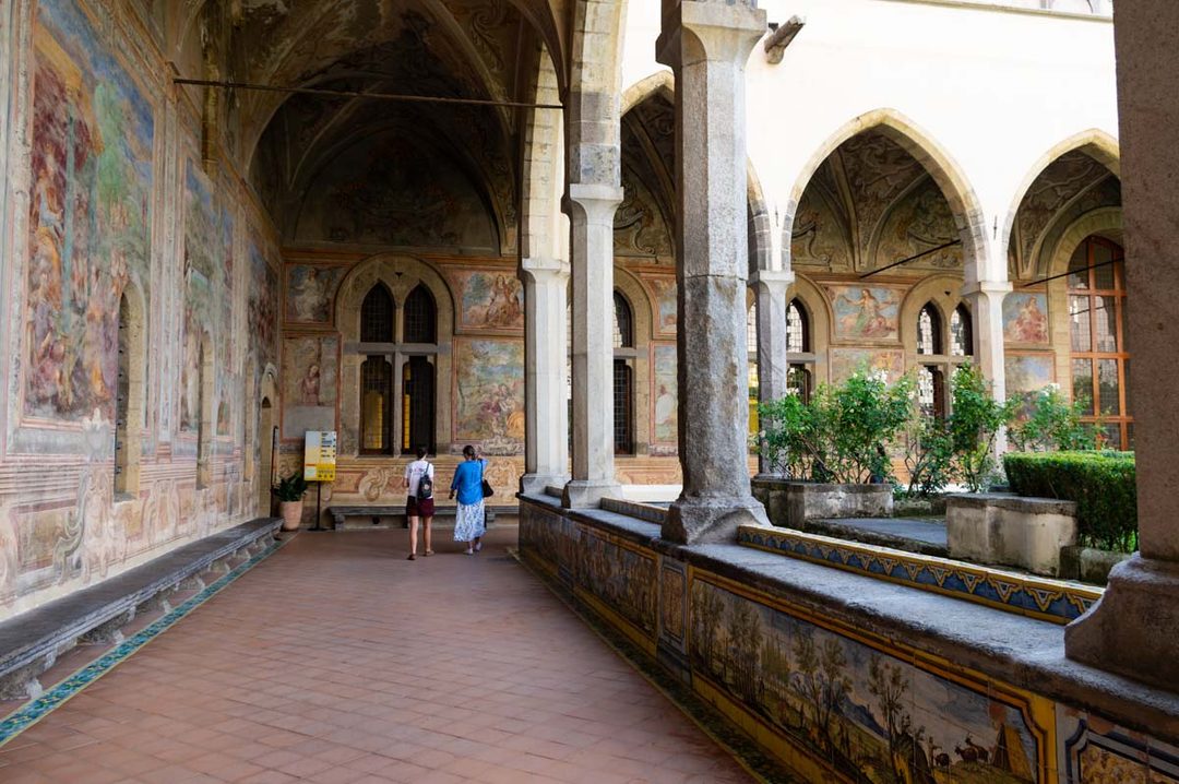visite du Cloitre de Santa Chiara à Naples