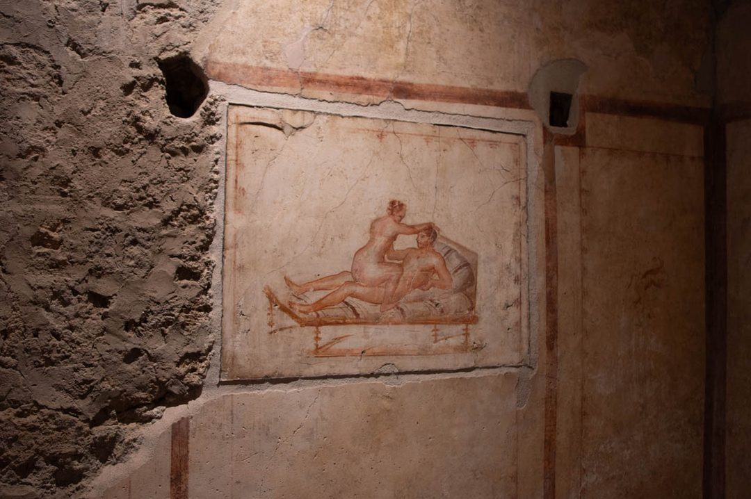 fresque érotique dans la casa dei Vettii