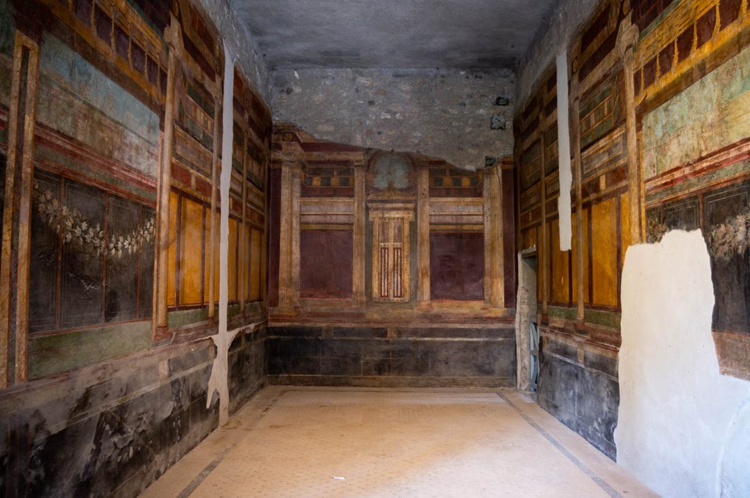 Fresque de la Villa des Mystères à Pompei