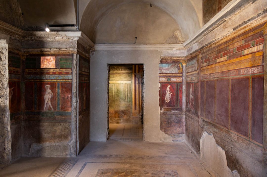 Fresque de la Villa des Mystères à Pompei