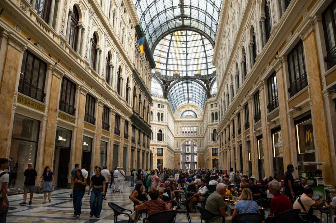 La galerie Umberto I à Naples